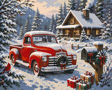 Charger l'image dans la galerie, Peinture par numéros Figured'Art Noël dans les Pins