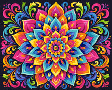 Charger l'image dans la galerie, Peinture par numéros Figured'Art Mandala Arc-en-Ciel
