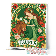 Charger l'image dans la galerie, Zodiaque Taureau Art Nouveau