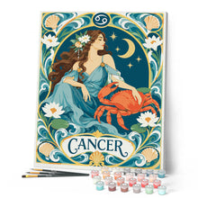 Charger l'image dans la galerie, Zodiaque Cancer Art Nouveau