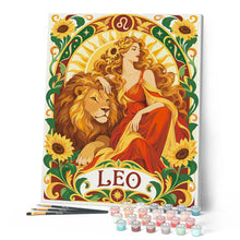 Charger l'image dans la galerie, Zodiaque Lion Art Nouveau