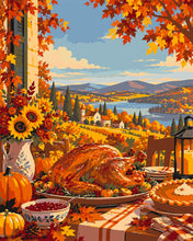 Charger l'image dans la galerie, Peinture par numéros Figured'Art Thanksgiving à la Campagne
