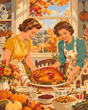 Charger l'image dans la galerie, Peinture par numéros Figured'Art Thanksgiving est Servi