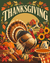 Charger l'image dans la galerie, Peinture par numéros Figured'Art Dinde de Thanksgiving