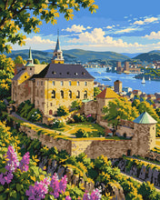 Charger l'image dans la galerie, Peinture par numéros Figured'Art Forteresse d'Akershus, Oslo, Norvège