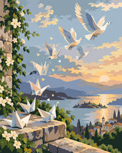 Charger l'image dans la galerie, Peinture par numéros Figured'Art Oiseaux en Origami
