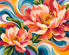Charger l'image dans la galerie, Peinture par numéros Figured'Art Vagues Fleuries