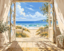 Charger l'image dans la galerie, Peinture par numéros Figured'Art Ouverture sur la Mer