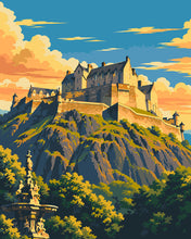 Charger l'image dans la galerie, Peinture par numéros Figured'Art Château d'Édimbourg