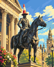 Charger l'image dans la galerie, Peinture par numéros Figured'Art Statue du duc de Wellington Glasgow