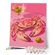 Charger l'image dans la galerie, Crabe rose et martini