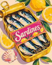 Charger l'image dans la galerie, Peinture par numéros Figured'Art Boîte de sardines vintage