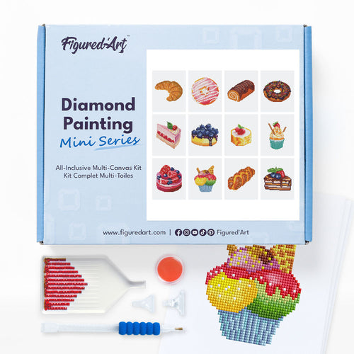 Mini Série Diamond Painting - Gâteaux