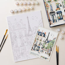 Charger l'image dans la galerie, Coffret Peinture par numéros - Aquarelle rue de Paris