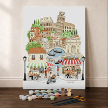 Charger l'image dans la galerie, Coffret Peinture par numéros - La Dolce Vita Italienne