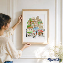 Charger l'image dans la galerie, Coffret Peinture par numéros - La Dolce Vita Italienne