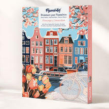 Charger l'image dans la galerie, Coffret Peinture par numéros - Printemps à Amsterdam Figured'Art