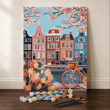 Charger l'image dans la galerie, Coffret Peinture par numéros - Printemps à Amsterdam