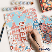 Charger l'image dans la galerie, Coffret Peinture par numéros - Printemps à Amsterdam