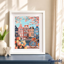 Charger l'image dans la galerie, Coffret Peinture par numéros - Printemps à Amsterdam