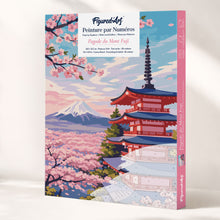 Charger l'image dans la galerie, Coffret Peinture par numéros - Pagode du Mont Fuji Figured'Art