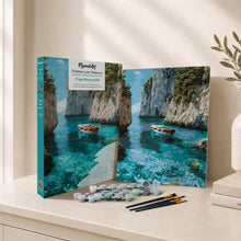 Charger l'image dans la galerie, Coffret Peinture par numéros - Crique bleue paisible