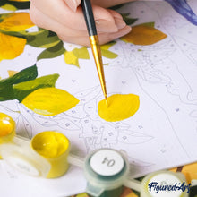 Charger l'image dans la galerie, Coffret Peinture par numéros - Citrons d'Été