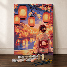 Charger l'image dans la galerie, Coffret Peinture par numéros - Fête des Lanternes