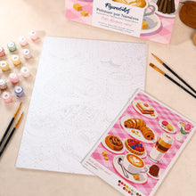 Charger l'image dans la galerie, Coffret Peinture par numéros - Petit déjeuner sucré