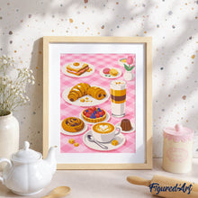 Charger l'image dans la galerie, Coffret Peinture par numéros - Petit déjeuner sucré