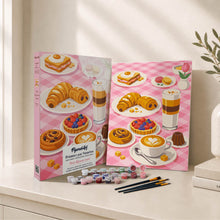 Charger l'image dans la galerie, Coffret Peinture par numéros - Petit déjeuner sucré