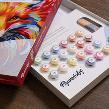 Charger l'image dans la galerie, Coffret Peinture par numéros - Renard coloré abstrait