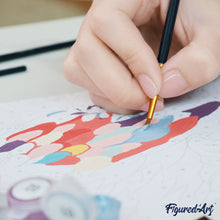 Charger l'image dans la galerie, Coffret Peinture par numéros - Chouette douce