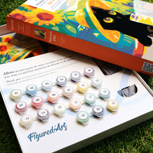 Charger l'image dans la galerie, Coffret Peinture par numéros - Chat noir d'Été