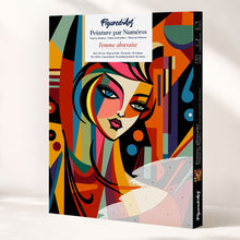 Charger l'image dans la galerie, Coffret Peinture par numéros - Femme abstraite Figured'Art