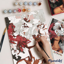 Charger l'image dans la galerie, Coffret Peinture par numéros - Beauté derrière les Fleurs