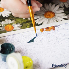 Charger l'image dans la galerie, Coffret Peinture par numéros - Marguerites blanches