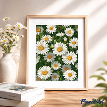 Charger l'image dans la galerie, Coffret Peinture par numéros - Marguerites blanches