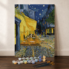 Charger l'image dans la galerie, Coffret Peinture par numéros - Terrasse du café le soir
Vincent van Gogh