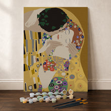 Charger l'image dans la galerie, Coffret Peinture par numéros - Le Baiser
Gustav Klimt