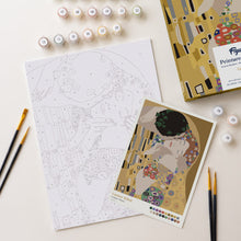 Charger l'image dans la galerie, Coffret Peinture par numéros - Le Baiser
Gustav Klimt