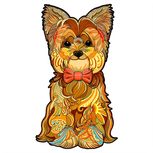 Puzzle 2D en Bois - Yorkshire Terrier