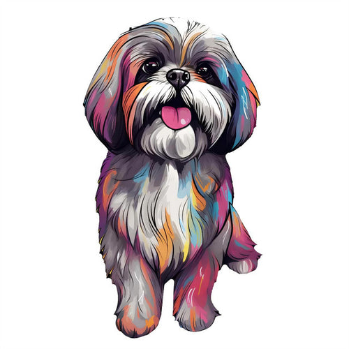 Puzzle 2D en Bois - Chien Shih Tzu