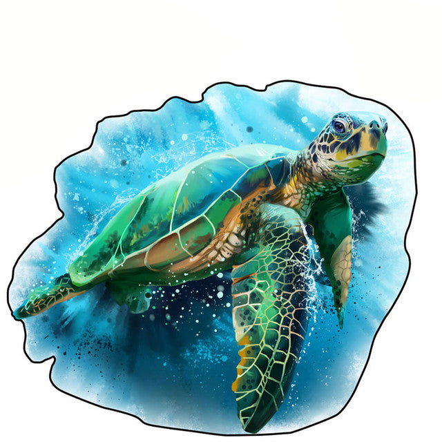 Puzzle 2D en Bois - Tortue marine