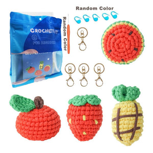 Kit Amigurumi Crochet - Petits Fruits Mignons