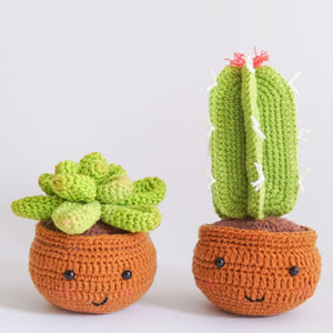 Kit Amigurumi Crochet - Cactus en Pots