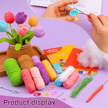 Charger l&#39;image dans la galerie, Kit Amigurumi Crochet - Bouquet de Tulipes