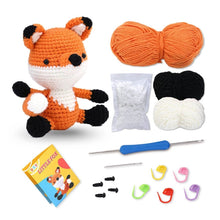 Charger l&#39;image dans la galerie, Kit Amigurumi Crochet - Renard