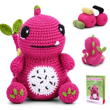 Charger l&#39;image dans la galerie, Kit Amigurumi Crochet - Dinosaure Fruit du Dragon