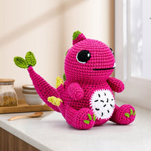 Charger l&#39;image dans la galerie, Kit Amigurumi Crochet - Dinosaure Fruit du Dragon